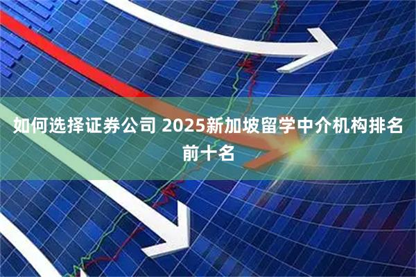 如何选择证券公司 2025新加坡留学中介机构排名前十名